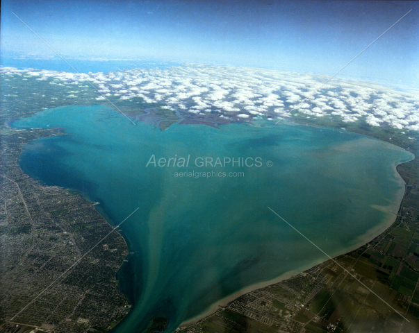 Lake Saint Clair in St. Clair County, Michigan